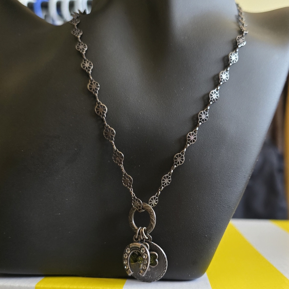 France's Catherine Popesco Charm Necklace
